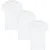3-pack Nike T-shirts met Ronde Hals en Geborduurd Swoosh-logo in Wit