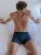 zd ZERO DEFECTS Boxershorts ‘Helios fly front boxer’  donkerblauw