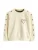 smALLSAINTS Sweatshirt ‘Cygni Side Poppers’  lichtgeel / olijfgroen / knalrood / wit