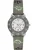 Cool Time Horloge  kaki / lichtgroen / zilver / wit