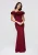 Ombre Avondjurk  bordeaux