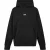 Hugo Heren Logo Katoen Overhead Relaxed Fit Hoodie (Zwart)