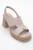 Zennia Leer Platform Sandaal (Women)