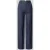 FYNCH-HATTON straight fit linnenbroek met elastische band