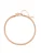 Hey Happiness Voetsieraden ‘Snake Flow’  rose-goud
