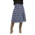 Vrouwen mid-lange geruite plissé rok Superdry