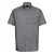Russell Collection Heren Oxford Formeel Shirt (Zilver)