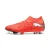 PUMA Voetbalschoen ‘Future 9 Ultimate’  zilvergrijs / neonrood / zwart / offwhite
