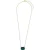 OTAZU Lady Di Necklace Emerald Green