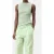 Closed Vest Top Bud Green