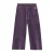 Noppies kids corduroy wide leg casual broek paars