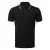 Asquith & Fox Heren Klassiek Fit getipt Poloshirt (Zwart / Turkoois)