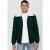 Colourful Rebel Chase Contrast Collar Jacket Dark Green