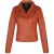 Dames klassiek leren Brando bikerjack-Loughton