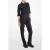Michael Kors Wool Fitted Army Shirt Charcoalhthr
