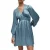 AllSaints Esta Dress Blue Slate