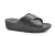 FitFlop Lulu Cross Slide Sandals Leather Dames Sandalen – Zwart