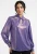 Zip73 Twisted Collar Blouse W25/205/03/500 Blouse 500 Purple