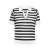 ONLY CARMAKOMA gestreepte top gebreid zwart