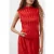 French Connection Moira Pleated S/less Top Scarlet Red