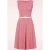 Topvintage exclusive ~ Penny gingham swing jurk in rood en wit