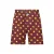 America Today wijde boxershort met print – donkerrood