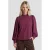 FLURESK top – donkerrood