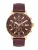 Rhodenwald & Söhne Analoog horloge  roestbruin / goudgeel