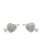 Swarovski Oorbellen  goud / zilver / transparant