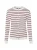 Brookshire Gebreid vest  ecru / bourgogne