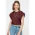 TRENDYOLMİLLA Dames Bordeaux Effen Mouwloos Regular fit T-shirts