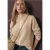 Street One Dames Trui met contrasterende details in Beige