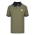 Lyle & Scott Olive Green Block Marl Polo Shirt