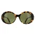 Serengeti Bacall SS541003 glanzend schildpad havana mineraal gepolariseerd 555nm groen zonnebril