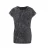 Build Your Brand – Acid Washed Extended Shoulder Dames T-shirt – Darkgrey White