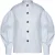 Wit shirt met bisschopsmouwen