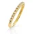 Orphelia ‘Claire’ Dames 925 Sterling Zilveren Ring – Goud ZR-7539/G