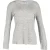 T-shirt met ronde hals en lange mouwen van Alexander Wang in grijs katoen