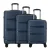 D&N Kofferset ‘Travel Line 4300’  blauw