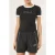 FILA Cercina Slim Logo Ringer Baby Tee Black-bright White