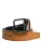 Dolce & Gabbana Brown Classic Kalfsleer Zilveren Gesp Riem