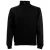 Fruit Of The Loom Heren Ritssluiting Neck Sweatshirt (Zwart)
