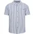 Regatta Heren Shorebay II gestreept shirt met korte mouwen (Koronetblauw/Wit)