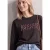 Shirt met lange mouwen en Wording Artwork