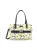 Picard Schoudertas  navy / geel / wit