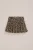 WE Fashion – Meisjes skort met structuur en print – Regular fit – Lichtbruin –