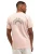 T-shirt Butcher of Blue roze regular fit met opdruk