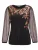 Goldner Blouse  goud / zwart