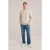 We Fashion 5-pocket Mid Waist Blue