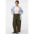 VERO MODA CURVE Plus Size denim barrel casual broek – donkergroen
